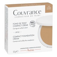 COUVRANCE Kompaktný krémový mejkap SPF 30 - prirodzený natural odtieň 8.5 g